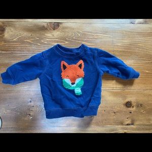 Fox embroidered sweatshirt